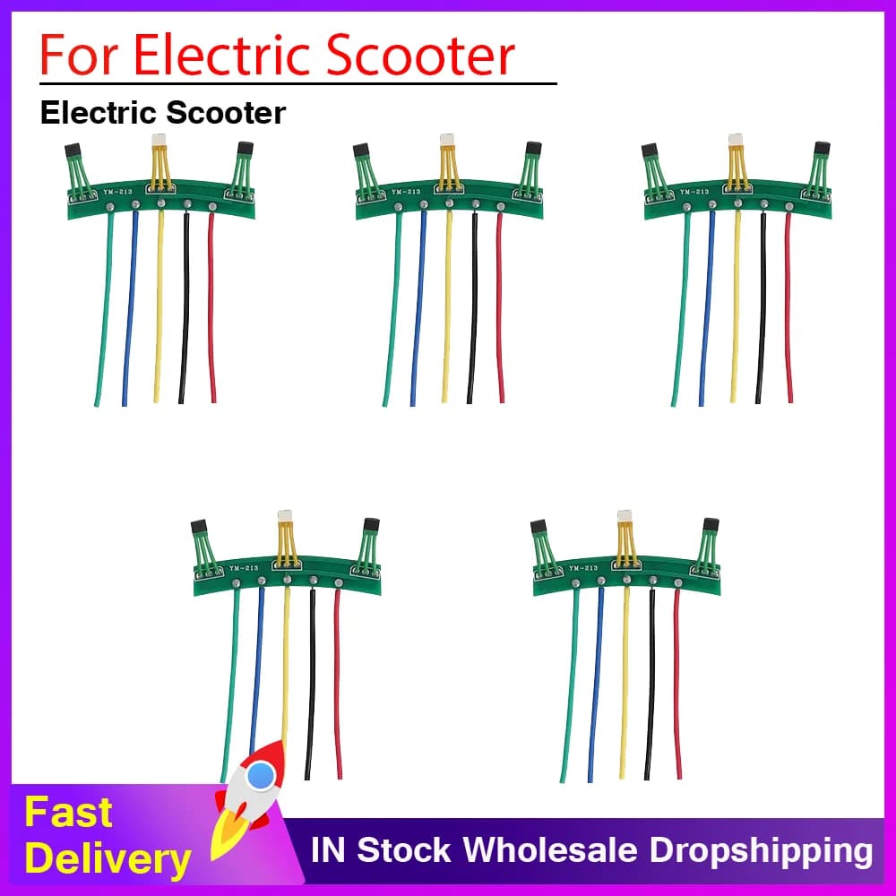 1/2/5/10PC 60 Gradi Sensore Hall 3147 41F 213 Cavo PCB per 2 Ruote Veicoli Elettrici Motore per E-Scooter E-Bike Parte