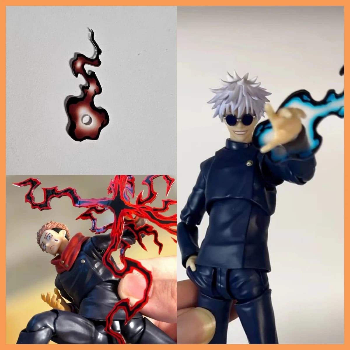 Disponibile in scala 1/12 classico personaggio anime giapponese effetti speciali mini accessorio per arma per modello corpo Action Figure SHF
