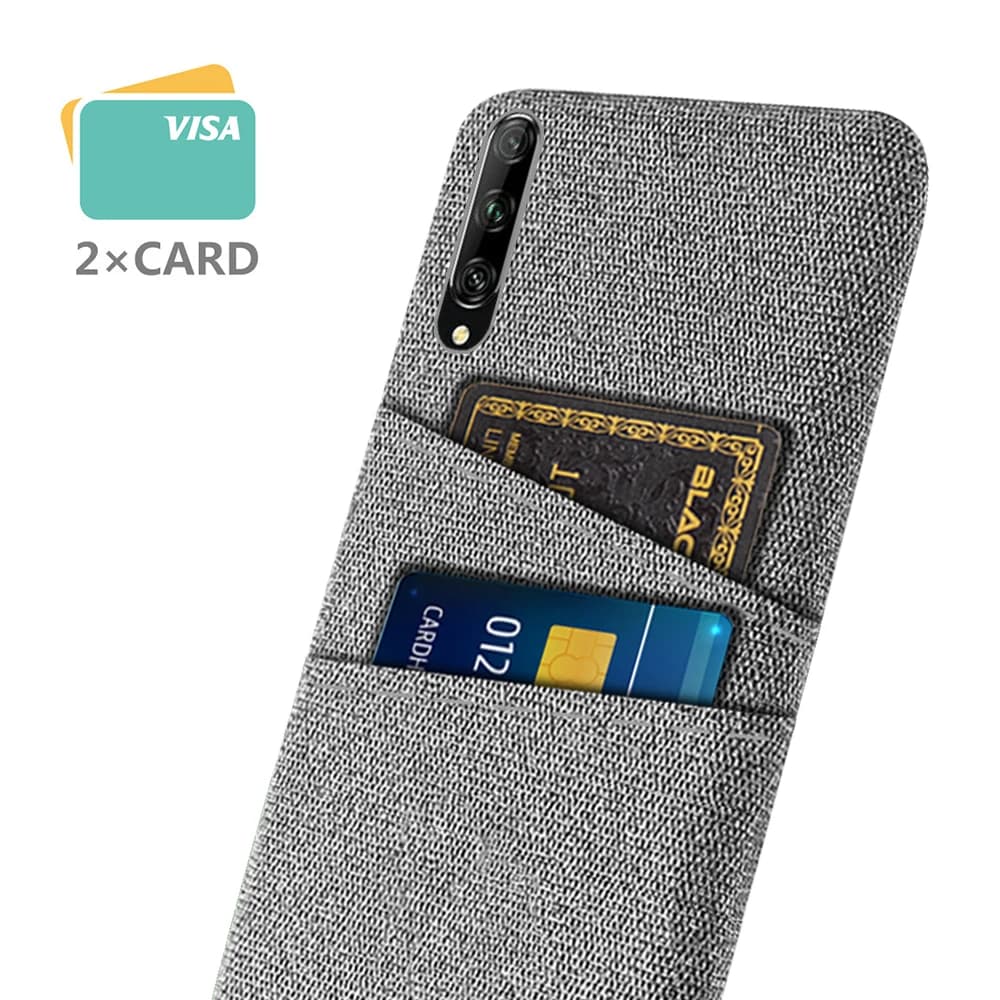For Huawei Y9S luxury fabric double card phone cover for Huawei Y9s Y9s y 9s 2019 6.59 "custody for phone for Huawei Y9S Coque