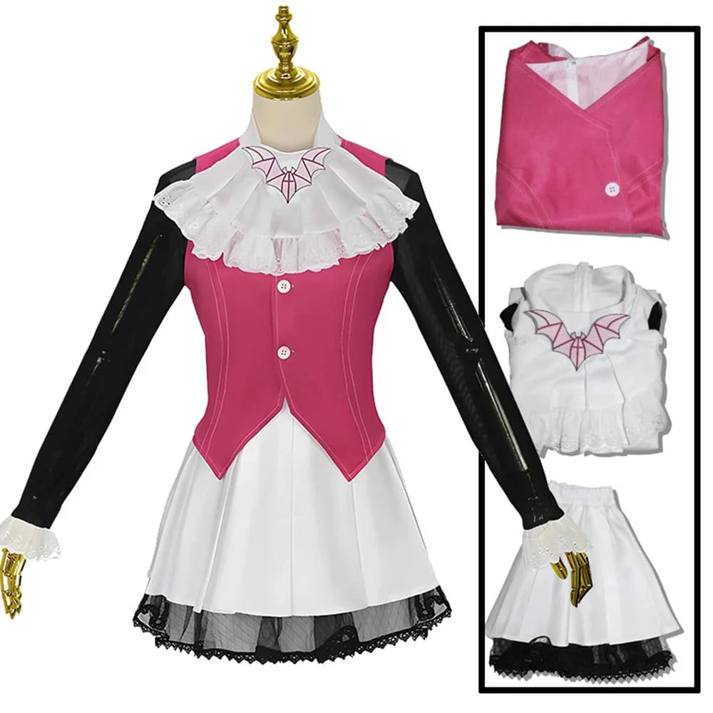 Anime DDraculaura Cosplay Spectra Vondergeist Costume Adult Women Men Boot Outfits Halloween Carnival Suit Accessories