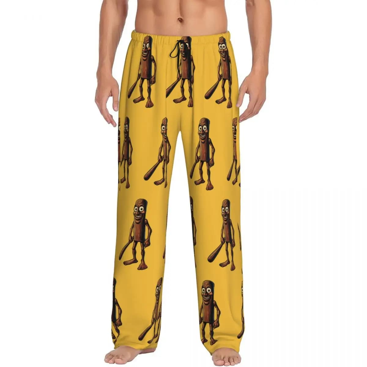 Pantaloni da pigiama Brainrot italiani personalizzati da uomo Animali Cartoon Lounge Sleep Pantaloni da notte con coulisse con tasche