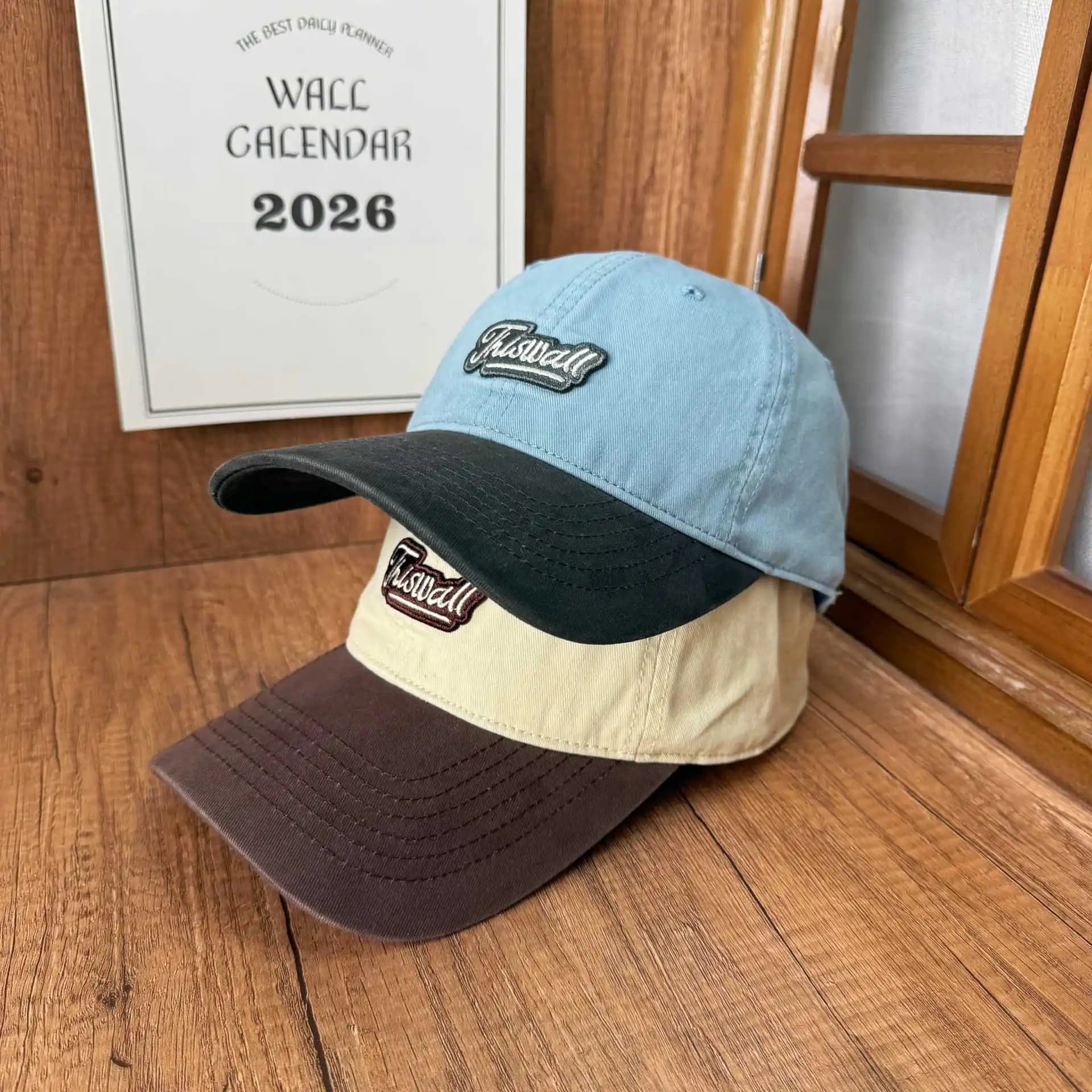 Letter Embroidery Baseball Hat For Women Men Fashion Duck Tongue Cap Solid Color Peaked Caps Unisex Outdoor Sunshade Visors