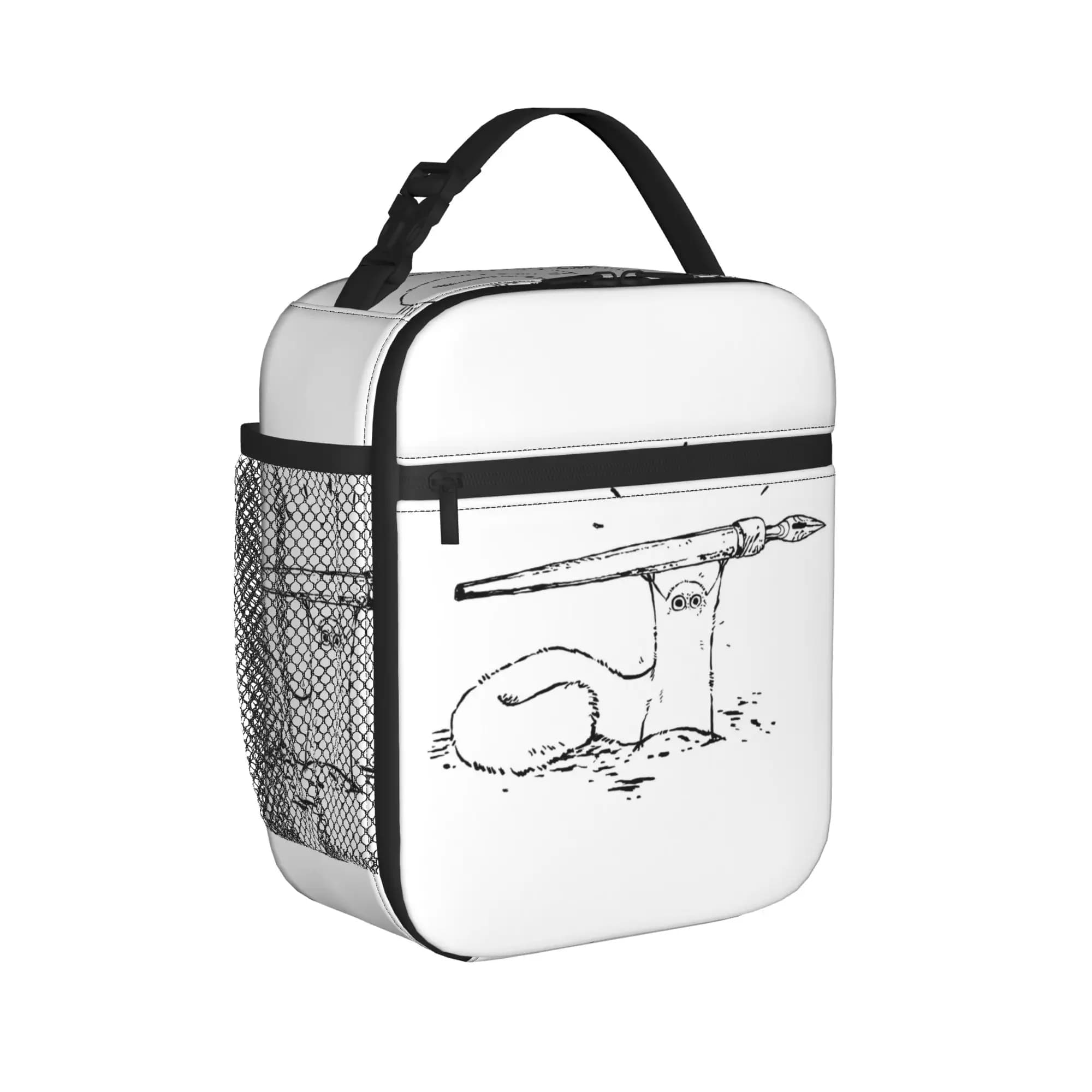 Brushbuddy Witch Hat Atelier Anime Thermal Insulated Lunch Bag for Office Reusable Food Container Bags Thermal Cooler Food Box