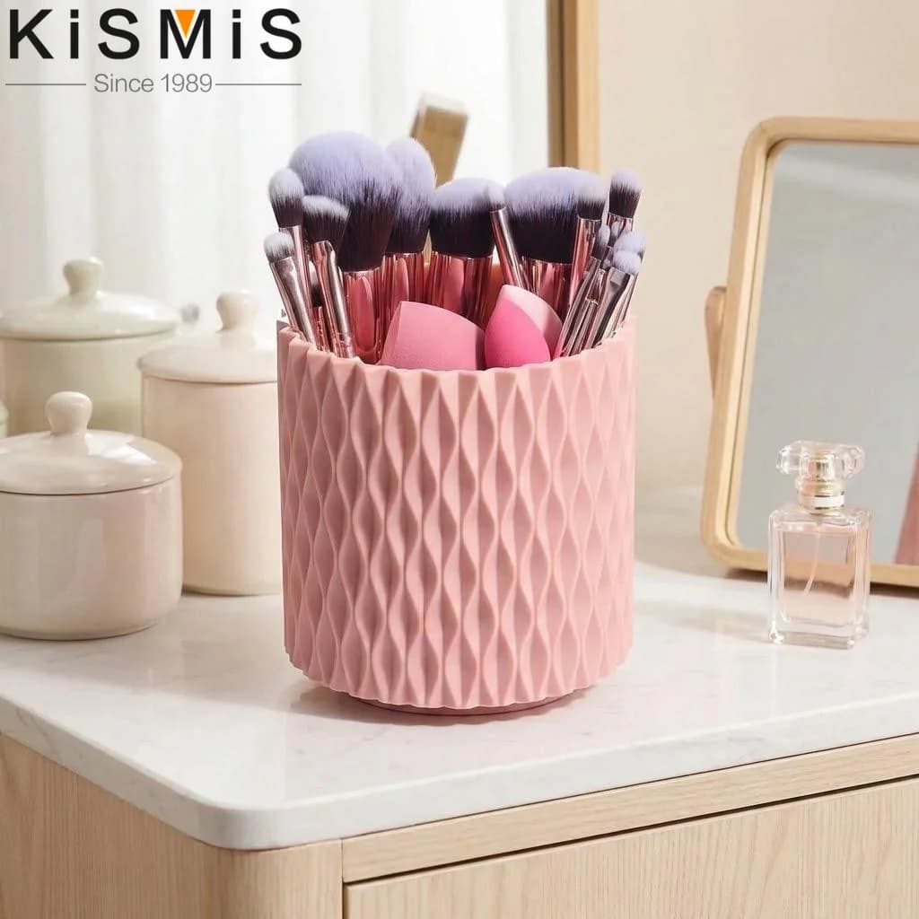 Set of 18 Makeup Brushes with Organizer for Funding, Corrector, Umbrella, Blush, Professional Beauty Kit