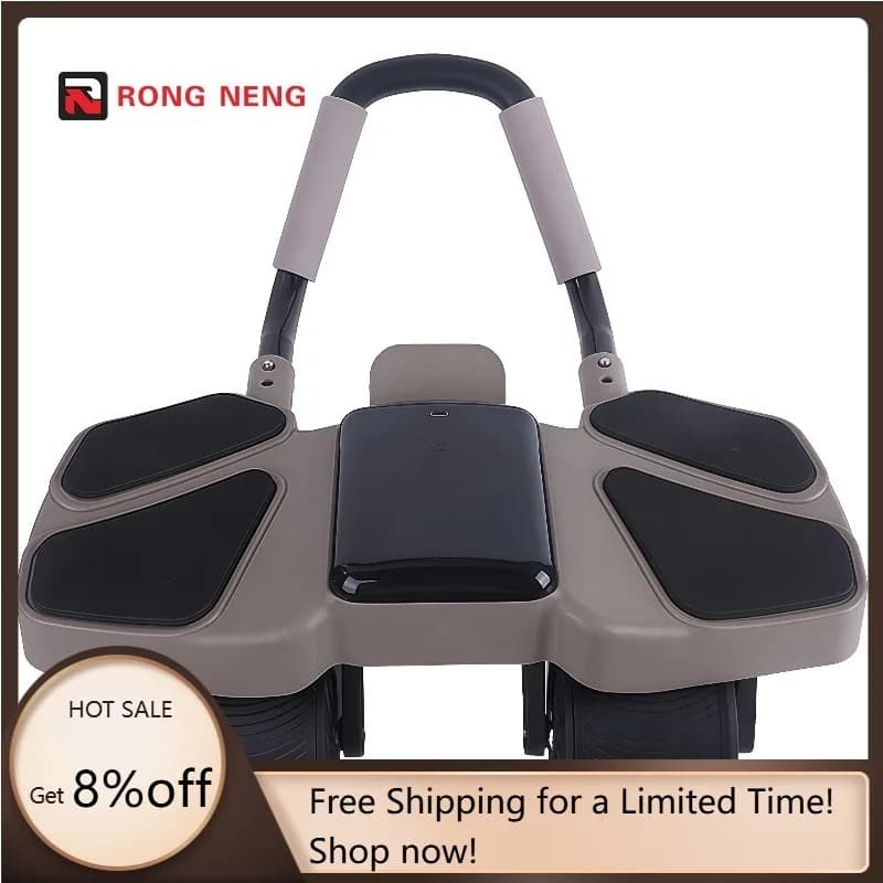 Abdominal muscle fitness wheel with elastic roller for hot sale internal power YTYIN