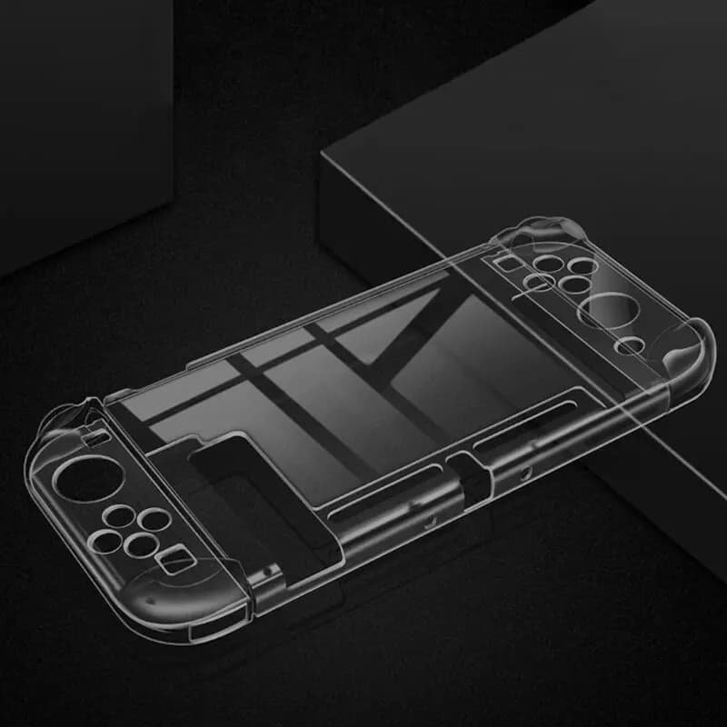 Adatto per Nintendo Switch Custodia protettiva trasparente Custodia rigida leggera per PC Custodia protettiva in cristallo Custodia morbida