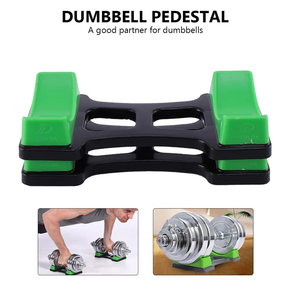 Supporto per Manubri in Plastica Robusta e Resistente all'Usura, Stand Stabile per Attrezzature Fitness da Palestra e Casa
