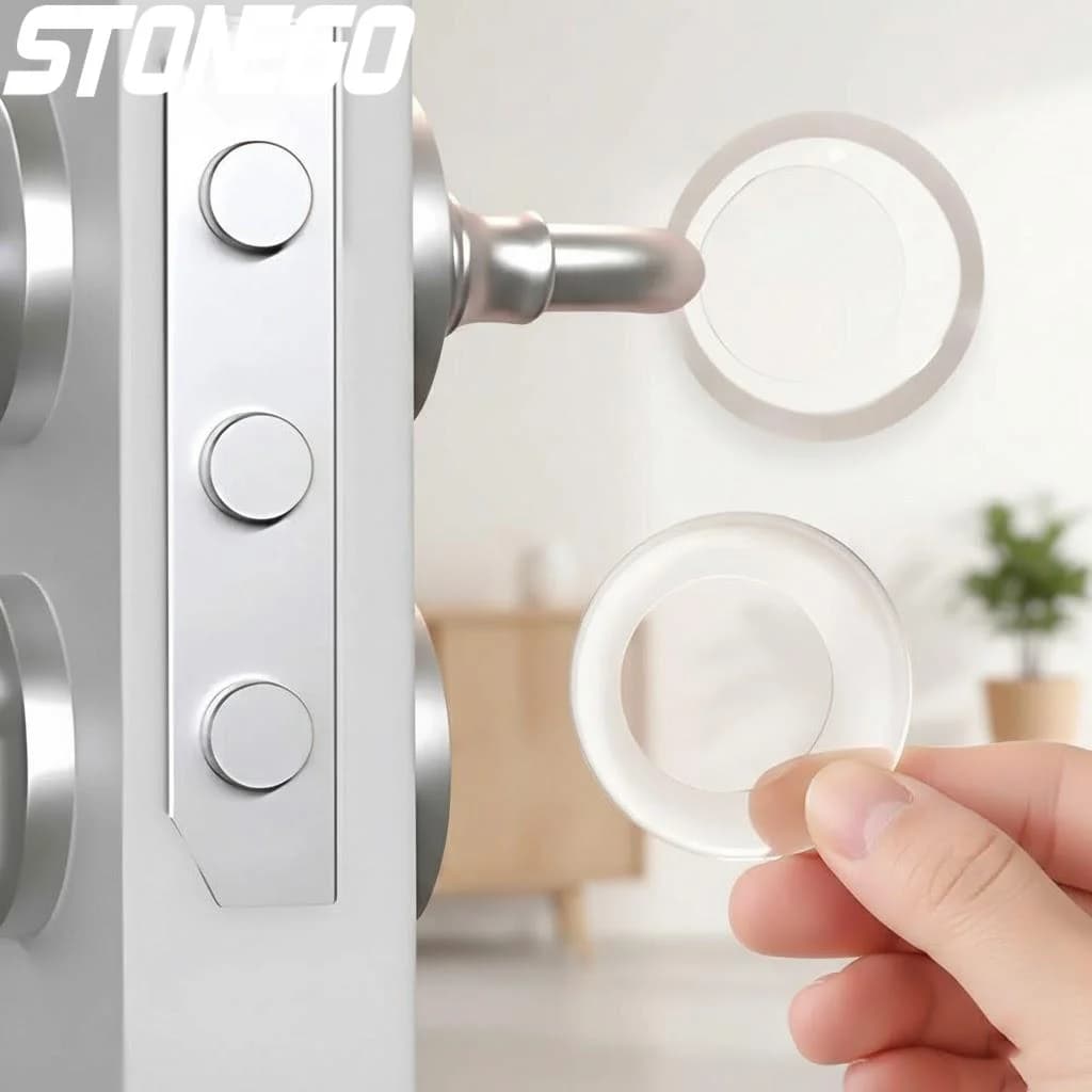 1 Pezzo Tappo per Porta in Silicone Riutilizzabile, Protezione Murale Antiurto per Mobili e Ante di Armadi