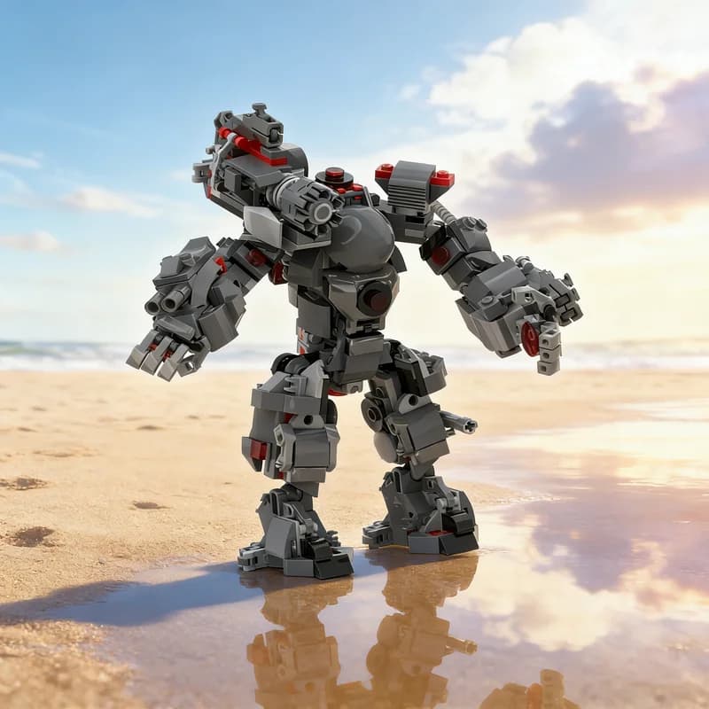 415 Pezzi MOC Super Eroi Marvelled Ultimate War Maschine Buster Mech Modello di Blocchi da Costruzione Architettura Giocattolo Regalo di Natale