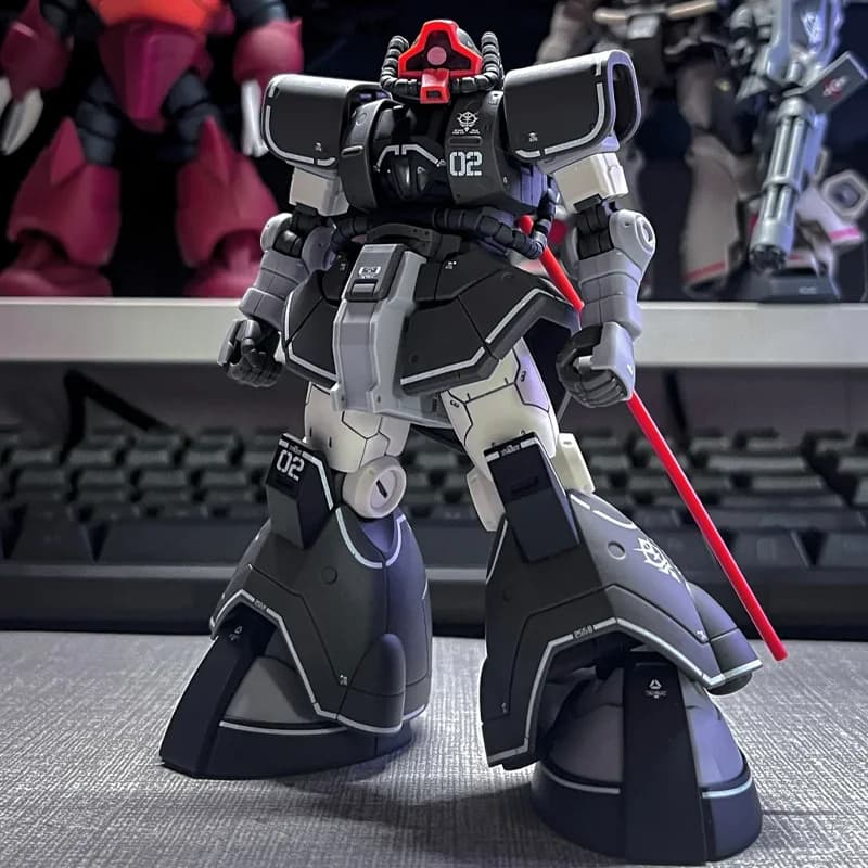 Hg 1/144 Rick Dom Gto 007 Dom Yms-08b Kit regalo decorativo per modello di meccanismo sperimentale Action Figure Robot Bambola