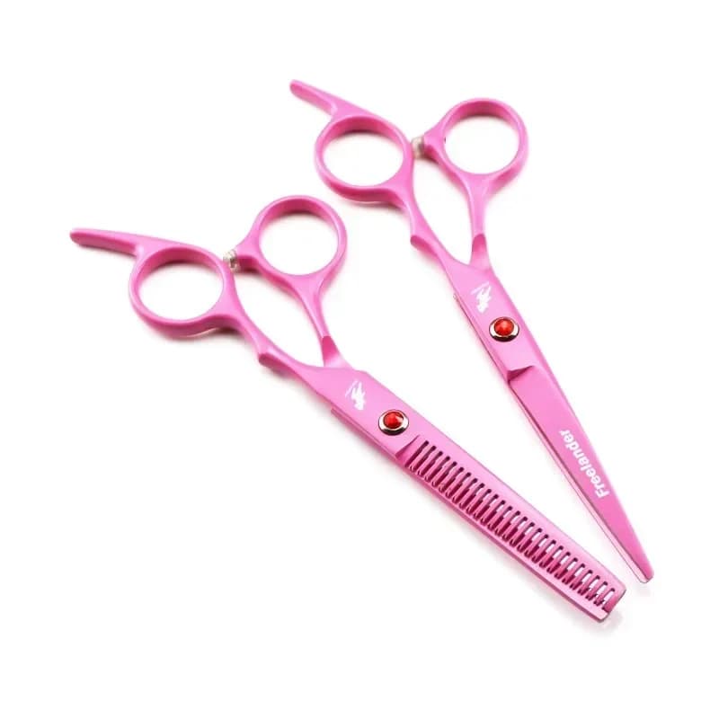 Set di forbici per toelettatura animali domestici, dritte e curve, taglio per cani e gatti, cesoie per sfoltire, pettine per capelli, pinze emostatiche, 70, Z3103