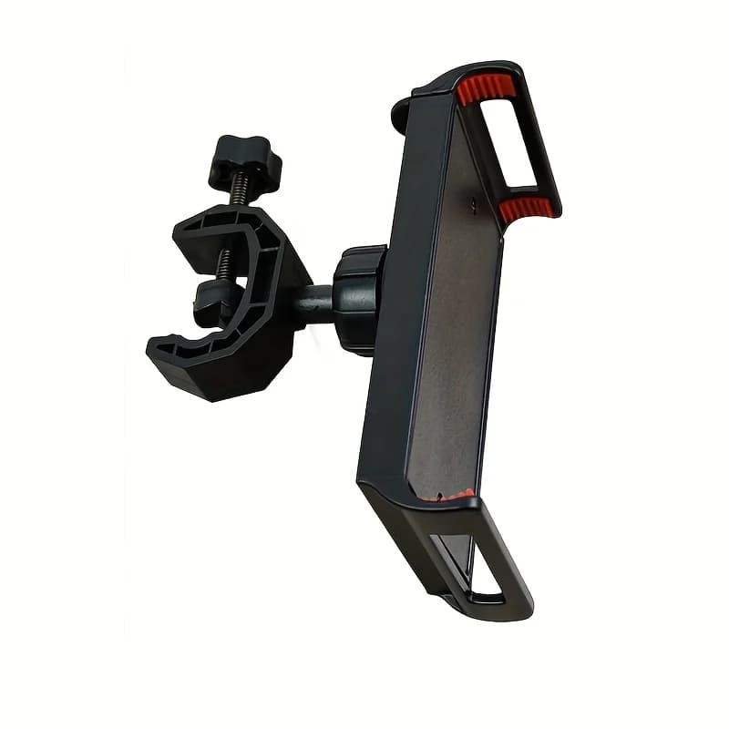 Supporto Professionale in Plastica per Telefono, Rotazione a 360 Gradi, Accessori per Chitarra e Basso, Supporto per Microfono, Clip per Tablet, Compatibile con Telefoni da 6,5-18 cm