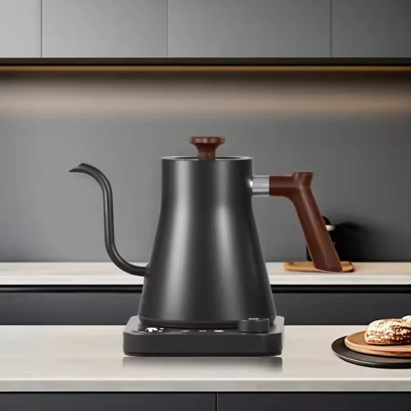 900 ml constant temperature intelligent electric kettle Coffee maker handmade Swan neck pot used for the production of milk powder