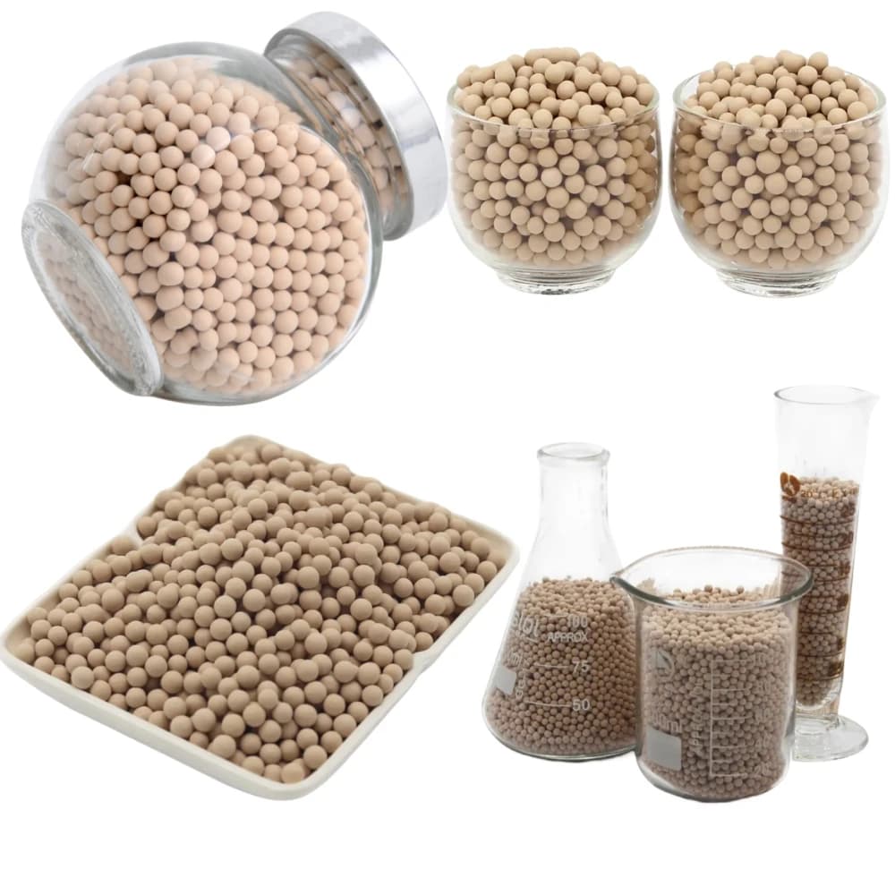Zeolite 3a,4a,5a,13x, setaccio molecolare e essiccante perline setaccio molecolare dimensioni 3-5 mm