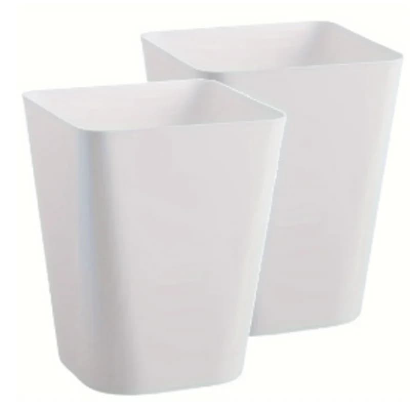 3.4Rectangular Plastic Trash Can, Durable Waste Bin for Kitchen Dorm Office Home Paper Basket H0101