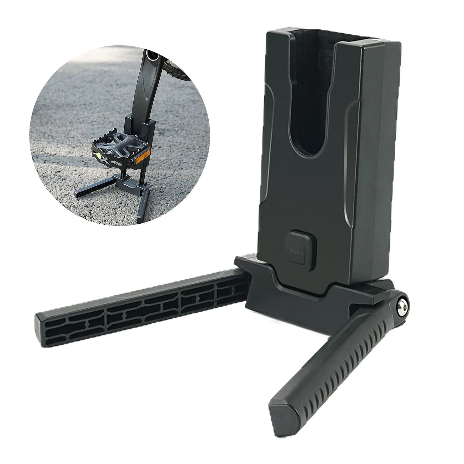 Cavalletto Laterale per Bicicletta, Supporto Posteriore Comodo da Montare sul Telaio per Bici Leggere e Biciclette per Bambini