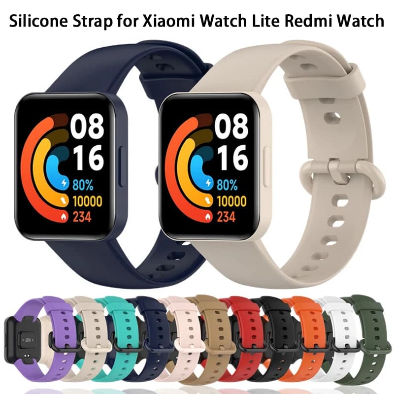 Cinturino + protezione schermo per Redmi Watch 2 Lite Smart Band cinturino in silicone cinturino per accessori Xiaomi Mi Watch Lite