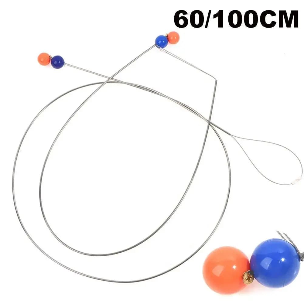 Supplies for blacksmith stainless steel wire ball tools for door lock opening tool automatic pull rope and tools Lasso 60CM/100CM