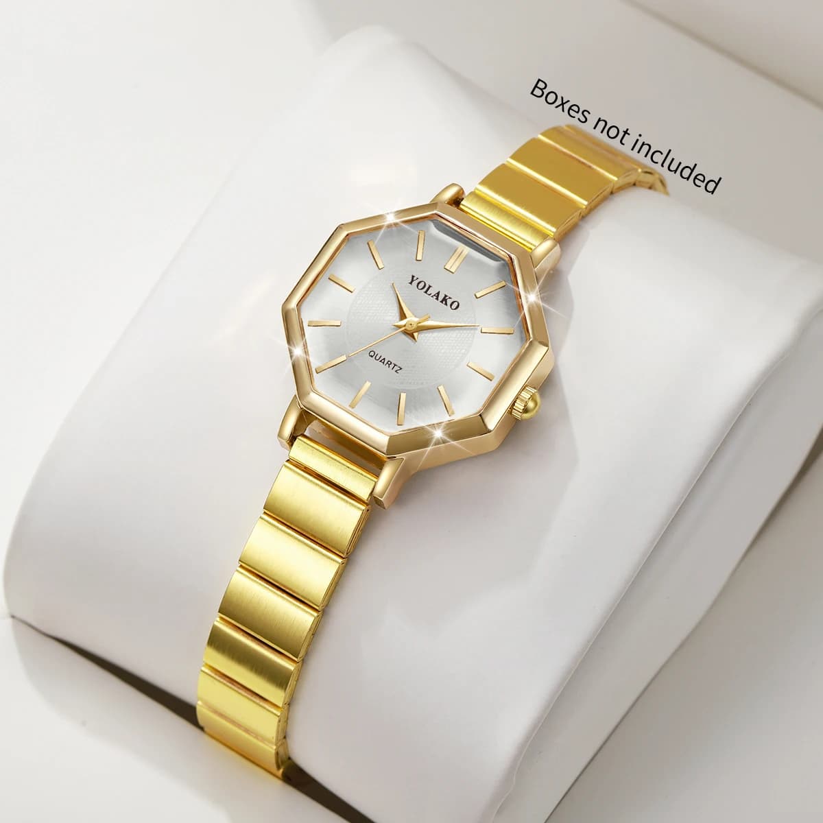 Elegant Octagonal Women Quartz Watch Bracelet Strap Elegant Ladies Daily Dress Wristwatch Relogio Feminino Clock（Without Box）
