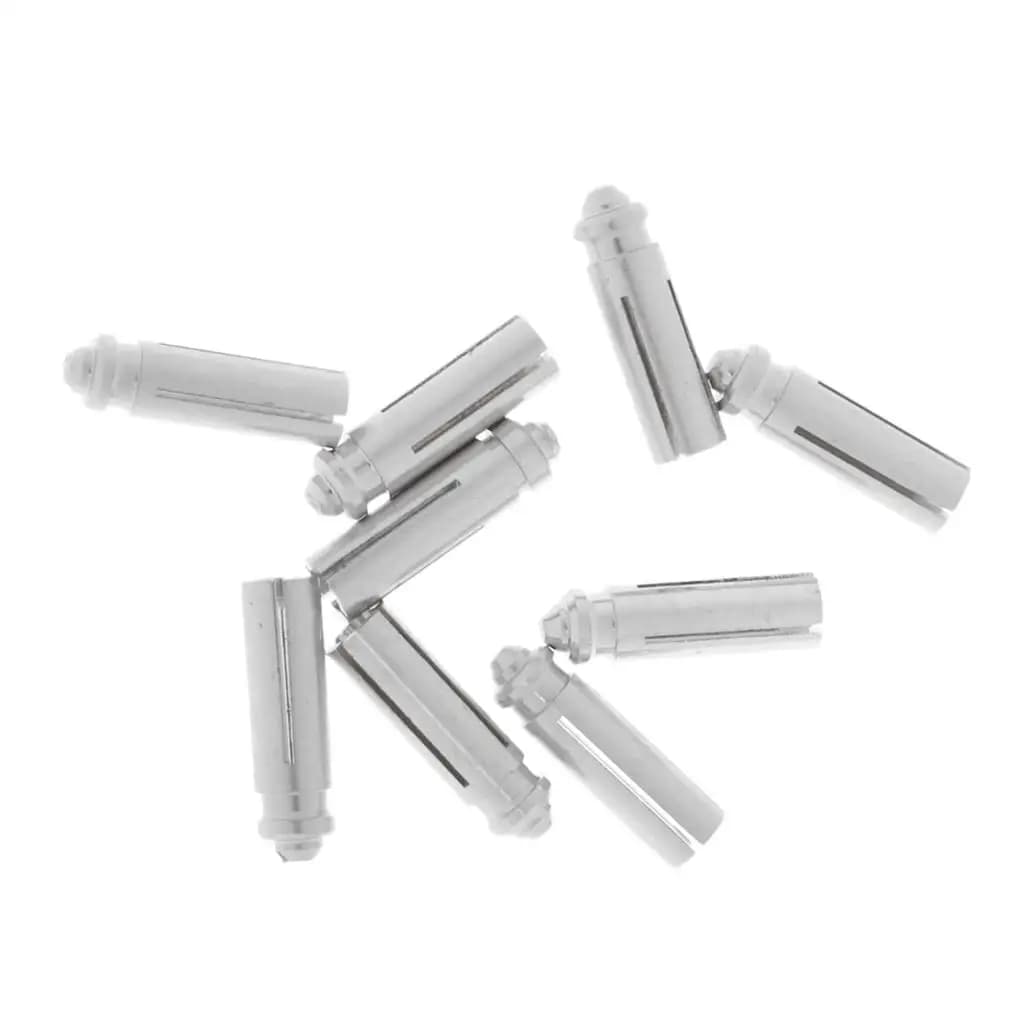 Protezioni in Lega Argento da 8mm per Freccette, Accessori di Sicurezza per Freccette in Metallo e Plastica