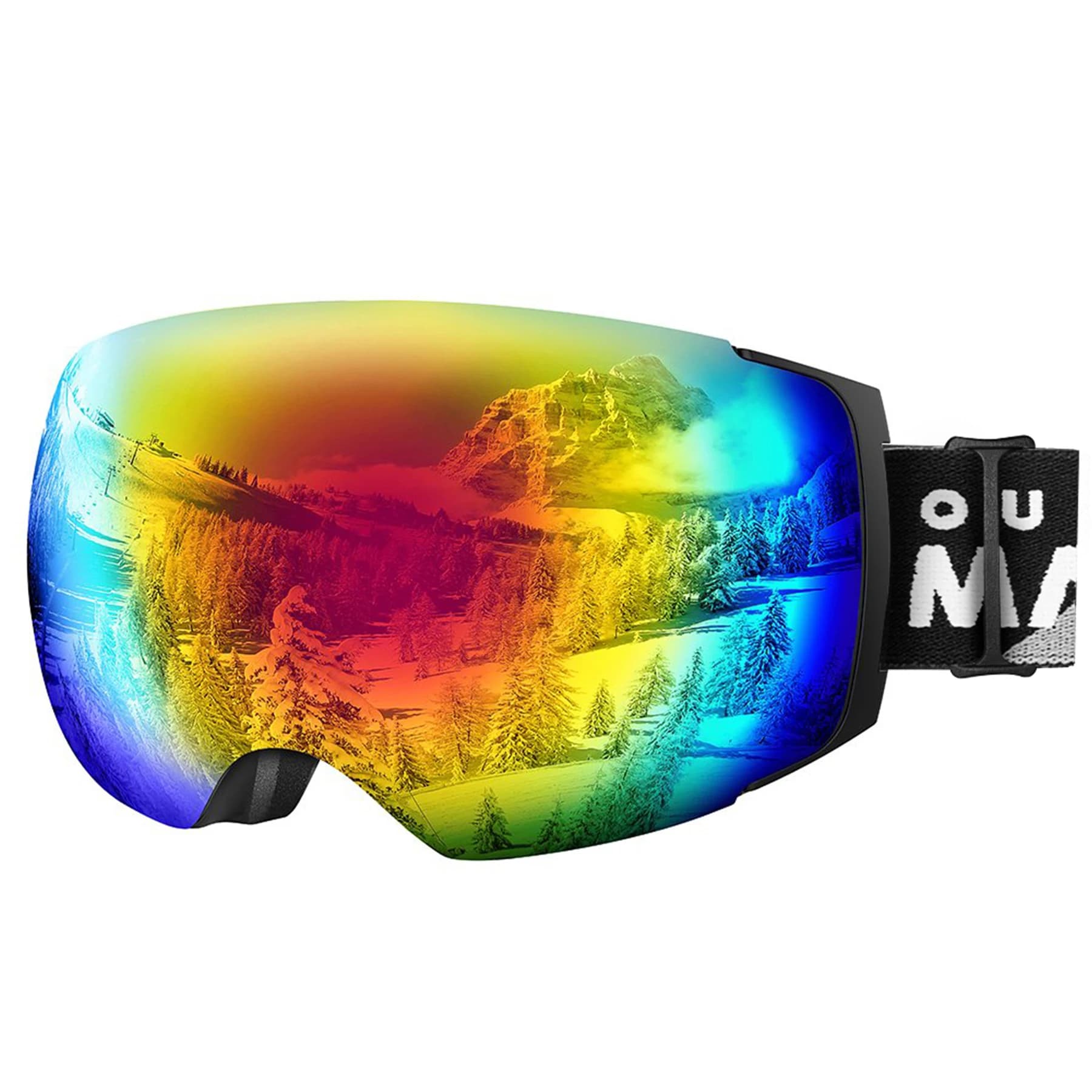 Occhiali da Sci Magnetici Certificati PRO con Protezione UV, Occhiali di Sicurezza per Sport sulla Neve