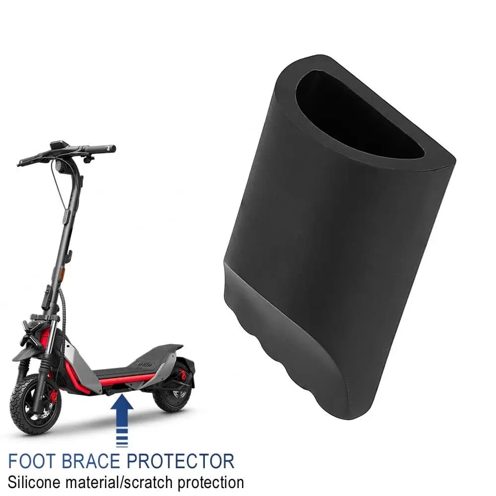 Anti-Scratch Silicone Foot Support Protector Shock Absorption Soft Kickstand Cover Easy Installation for Ninebot ZT3 ZT3 Pro