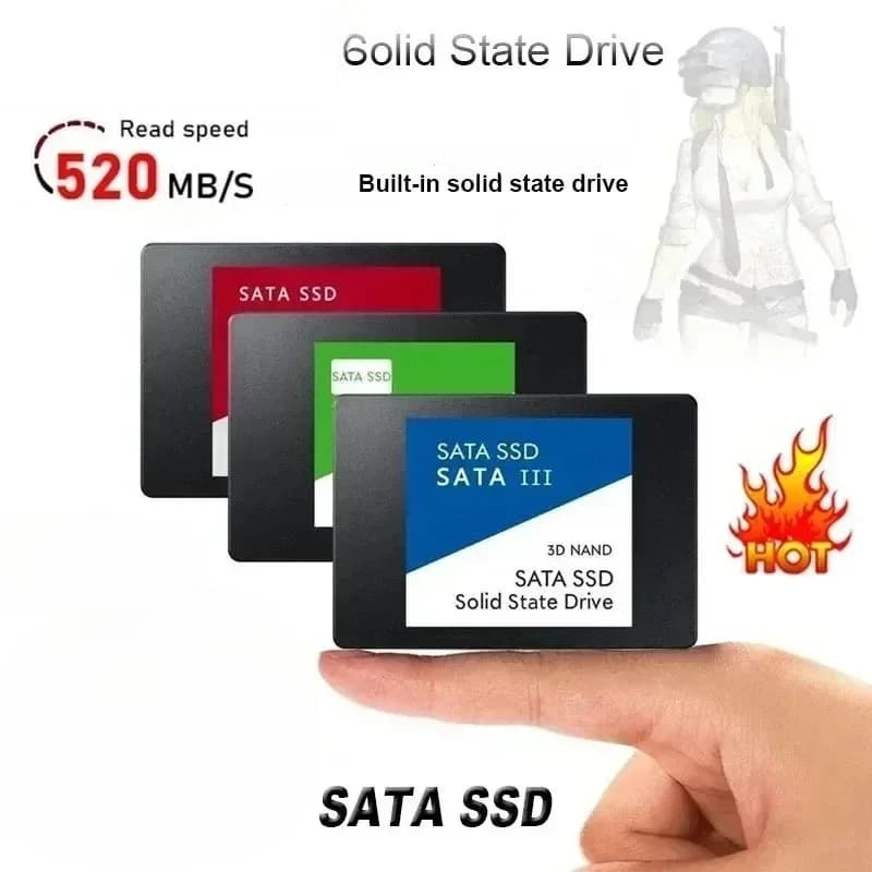 Original Portable SSD External Solid State Drive USB 3.1 High Speed Storage 560MB/s Ultra Slim 2.5 Inch for Mac PC