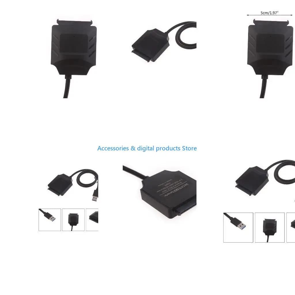 77JD USB3.0 to Cable To USB3.0 Adapter Support 3.5 Inch External HDD SSD Hard Drive Disk Cable Adapter Converter