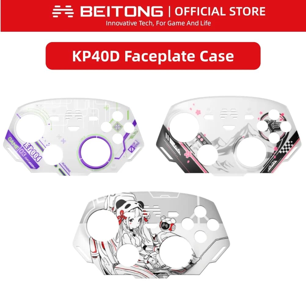 BEITONG KP40D Elite Gaming Controller Switchable Faceplate Case