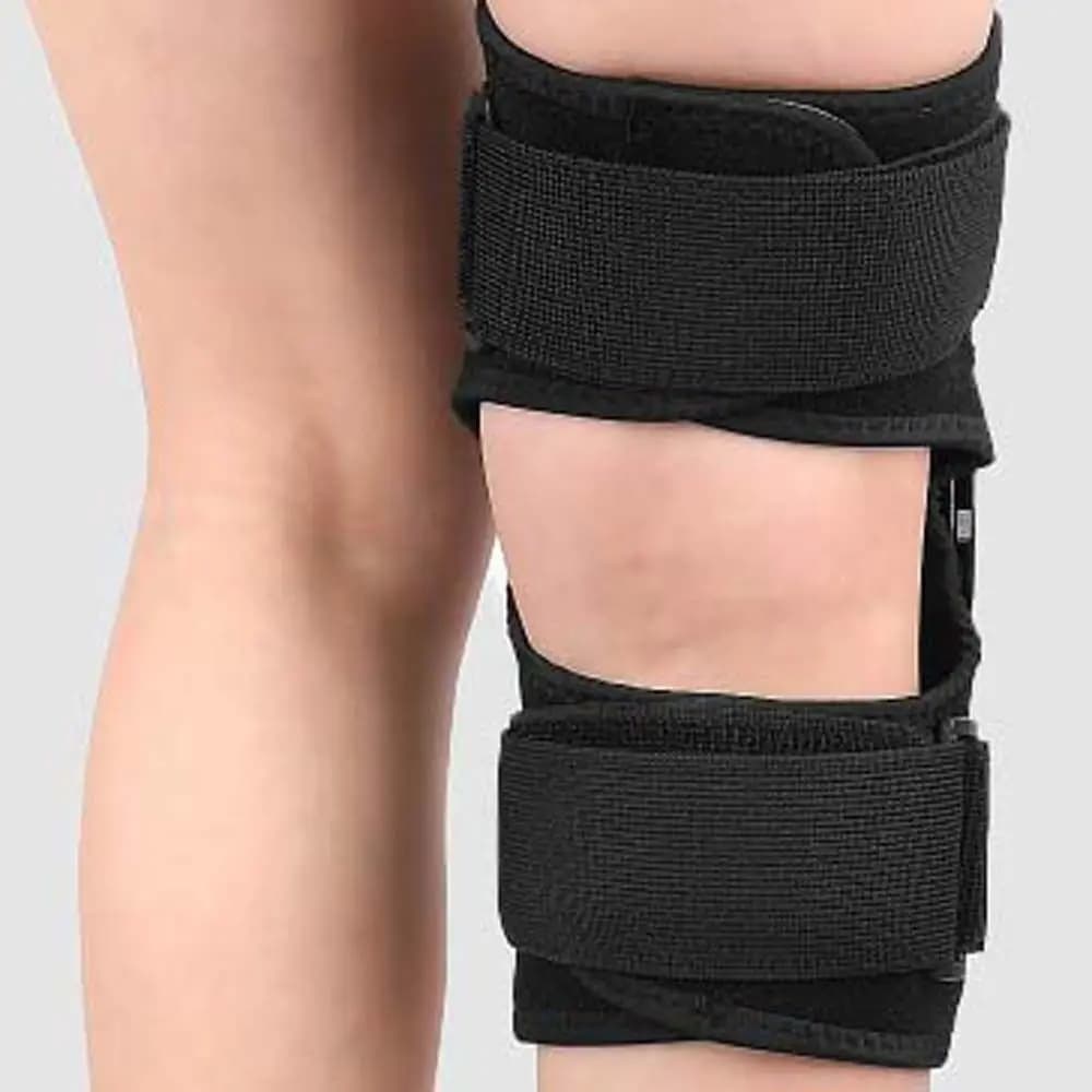 Supporto per Ginocchio a Compressione con Striscia in Alluminio per Fitness, Protezione Rotula, Artrite, Fascia Sportiva per Ginocchio, Tutore Rotulare