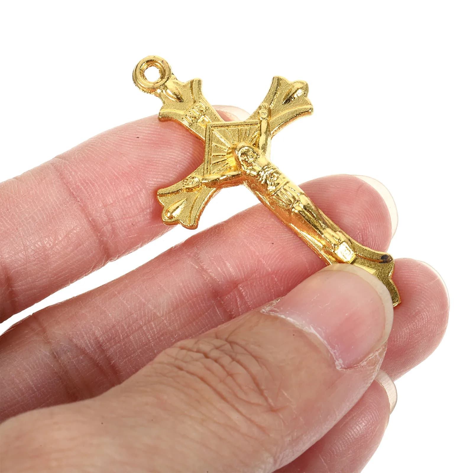 10 Pezzi Ciondoli a Croce Mini, Accessori per Creazione Gioielli in Lega di Zinco, Fai da Te per Collane, Bracciali, Portachiavi
