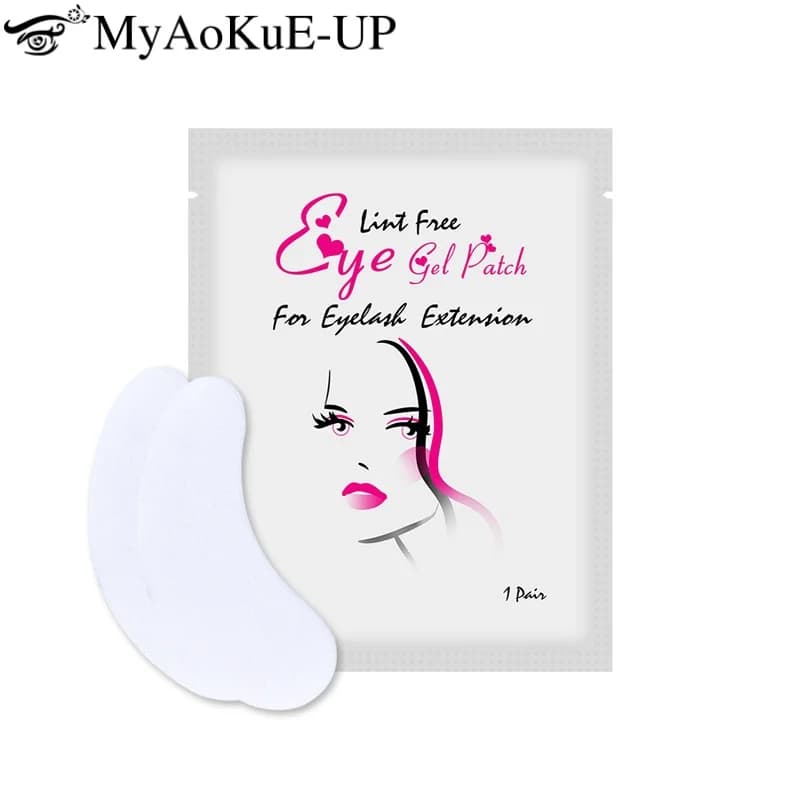 100 pairs of patches for eyelashes hydrogel gel patches for wholesale eyelash extension fake eyelashes under eye pads makeup tools