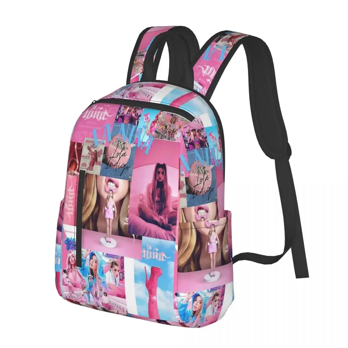 Zaino spagnolo Lola Indigo per studenti, borsa da scuola, zaino da viaggio per escursioni, per ragazzi e ragazze, borsa a tracolla alla moda