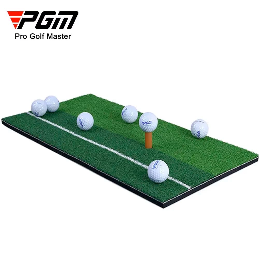 Tappetino da golf PGM con supporto a T in gomma Tappetini per erba realistici Tappetino per erba da allenamento per sport all'aria aperta DJD003-9 per ufficio interno