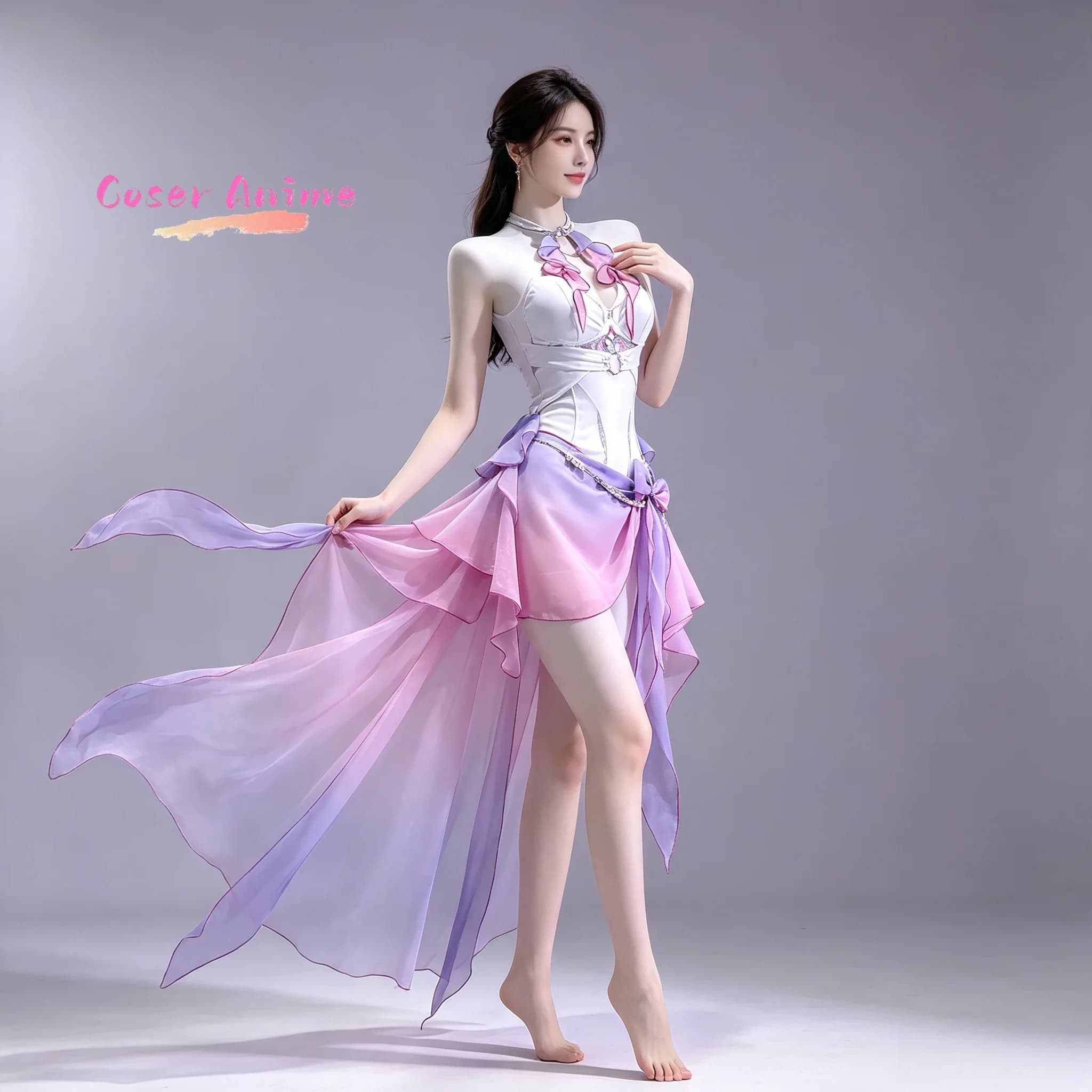 Zenless Zone Zero Remiel Cosplay Costume Shadow Pool Solo Dance Swimsuit Full Set