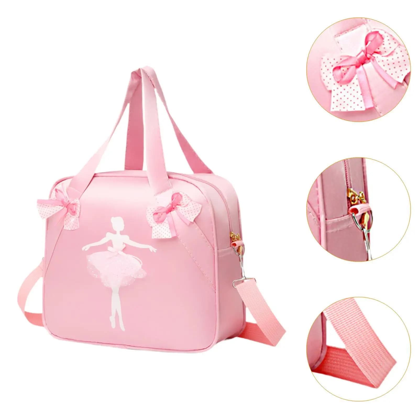 Kids Tutu Dress Dance Bag Lovely Crossbody for Gymnastics Sports Latin Dance