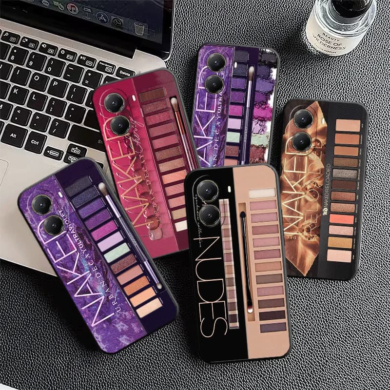 Makeup Eye Shadow Box Pattern Soft Phone Case for Xiaomi Poco X5 X6 X7 X8 Pro Max X3 F7 F8 Ultra M8 M7 M6 M5 Redmi 15 15C 14C 13