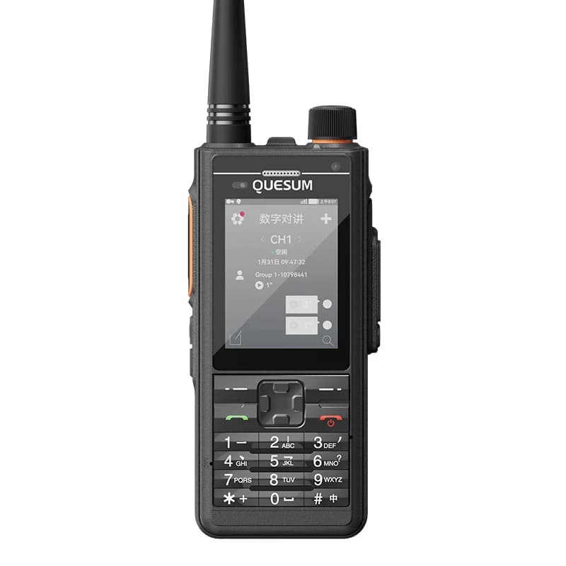 MAX11 Walkie Talkie portatile PoC+DMR+analogico Fotocamera anteriore e posteriore Video in tempo reale con un tasto Radio bidirezionale