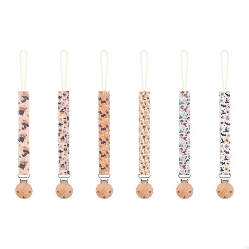 Halween Clip del supporto per ciucini per baby -ciucini Catena capezzolo per giocattolo per teether e così tanto in legno