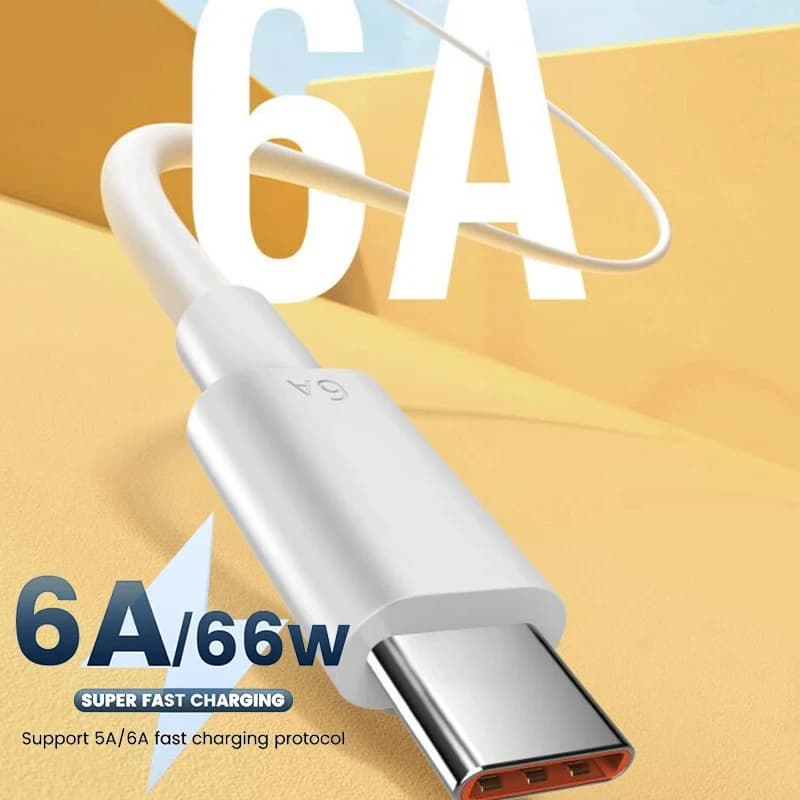 Cavo di ricarica rapido tipo C 10A per telefono cellulare Xiaomi Mate 40 50 Cavo di ricarica USB C da 240 W per cavo di trasferimento dati Samsung HuaWei