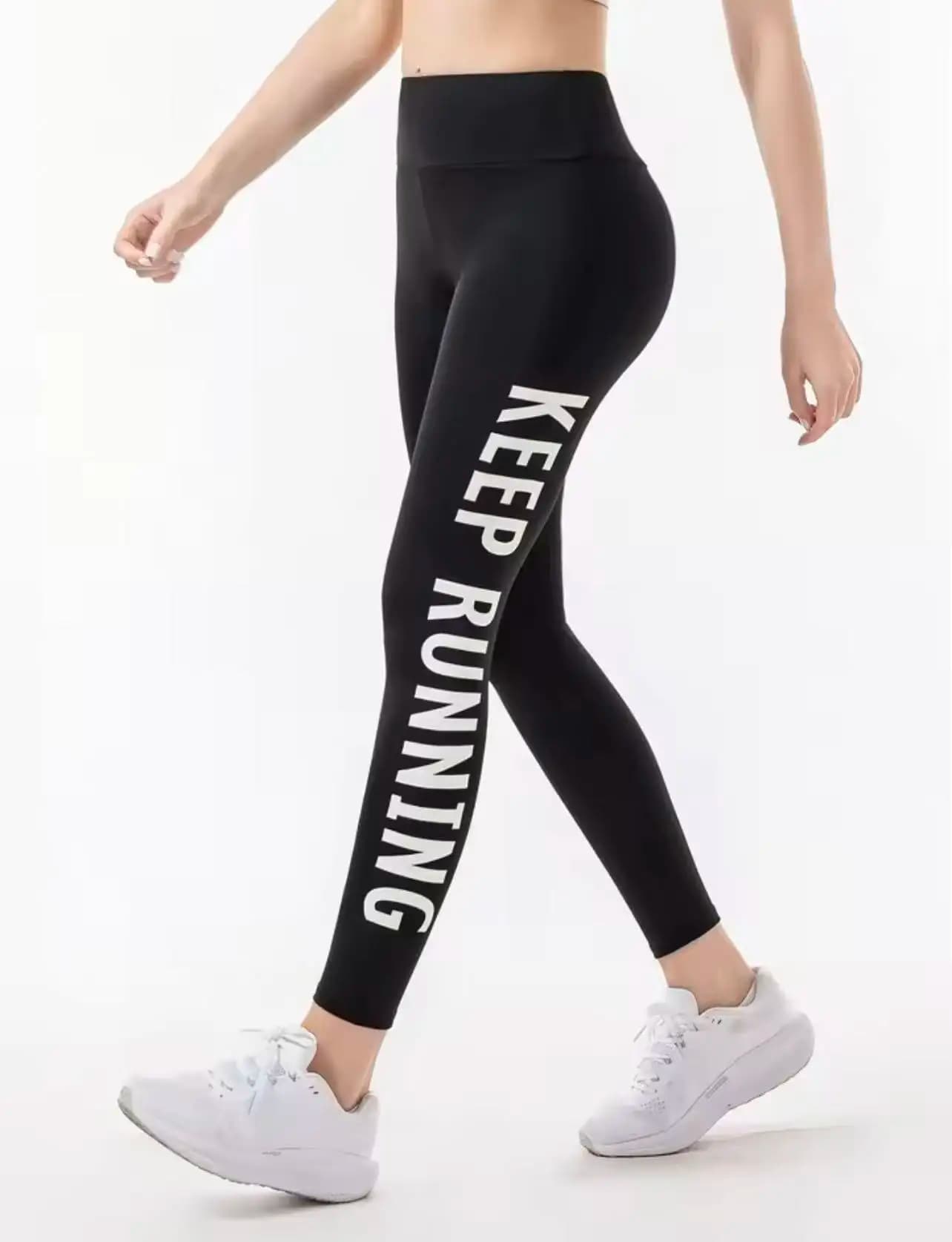 Pantaloni da yoga da donna con effetto push-up, lunghezza nove decimi, modellanti, che valorizzano i fianchi, pantaloni sportivi, abbigliamento da yoga, pantaloni fitness per pilates, stile per tutte le stagioni