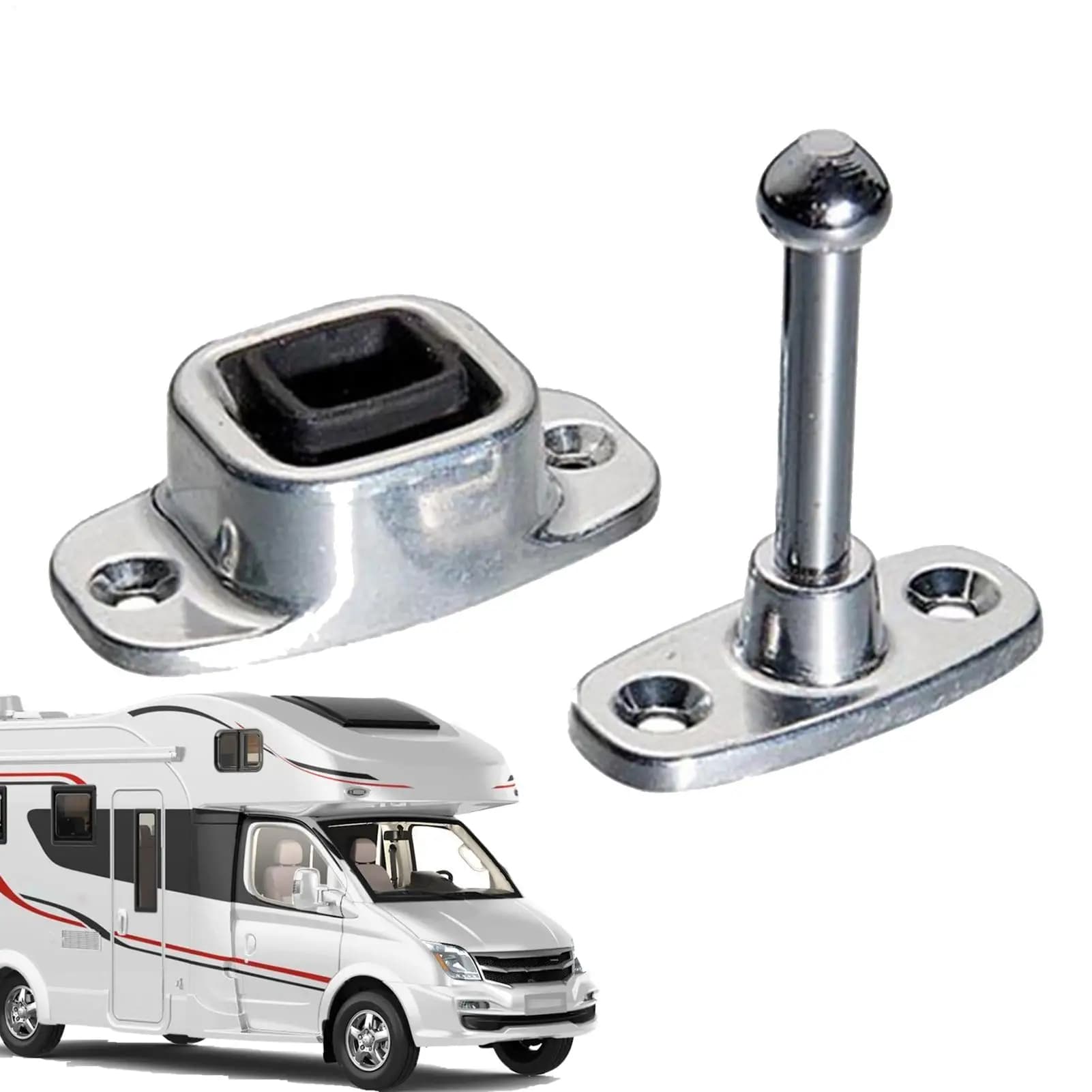 Chiusura per porta del rimorchio Chiusura per porta Porta per camper Chiusura per porta del rimorchio chiusa per carichi pesanti Fermaporta per rimorchio per camper Accessori per camper