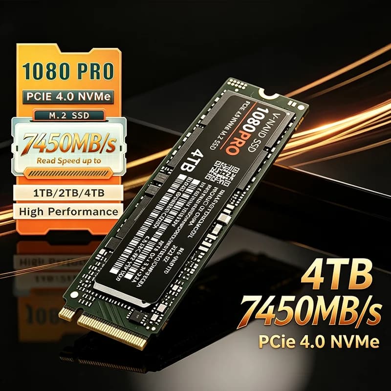 1080PRO Internal SSD 2026 NEW M.2 NGFF PCIe 4.0 Up to 7450MB/s High Speed Solid State Drive for Laptop & Desktop PC Original
