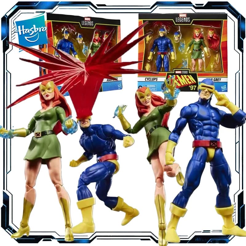 Hasbro Original MarvelLegends X-men Laser Eye e Jean Grace Limit Action Figure Giocattoli per Ragazzi Ragazze Bambini Regalo da Collezione