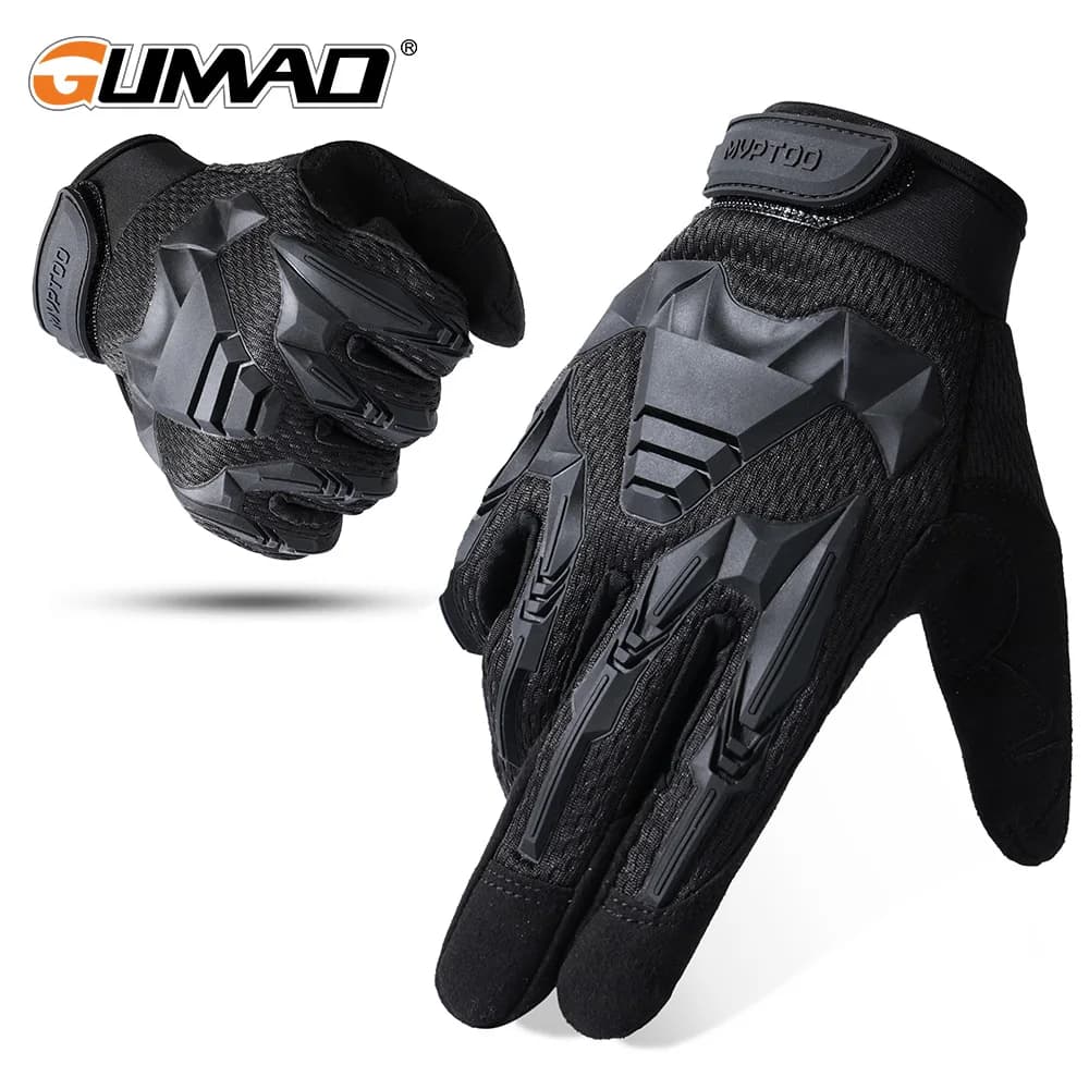 Tactical Gloves Full finger Touch Screen Cycling Airsoft Paintball Hunting Hiking Guide Bike Gloves Men's Shock