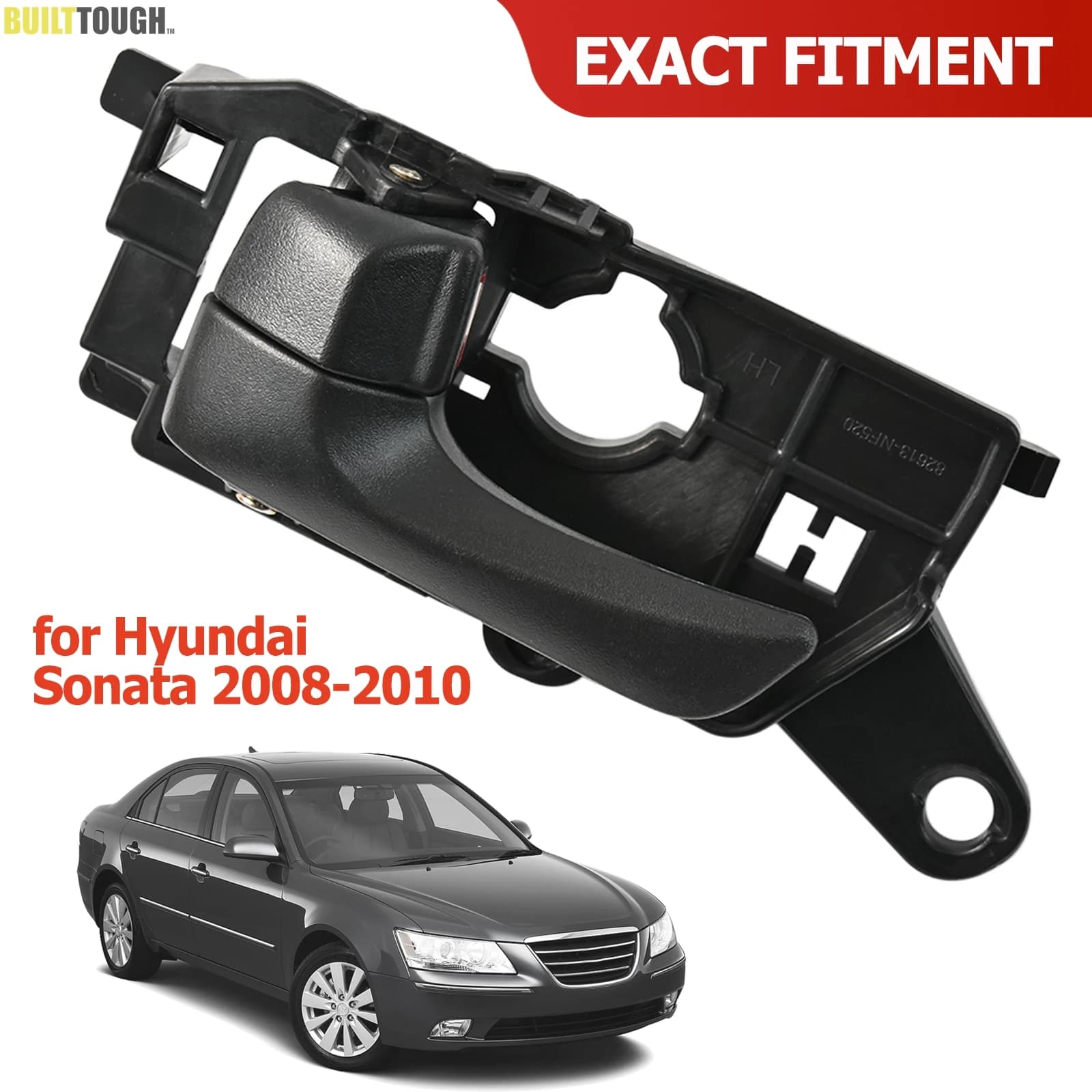 1PCS Per Hyundai Sonata 2008 2009 2010 Nero Strutturato In Plastica Maniglia Interna Della Porta Anteriore Sinistro Lato Guida Sostituisce 82610-3K520HZ