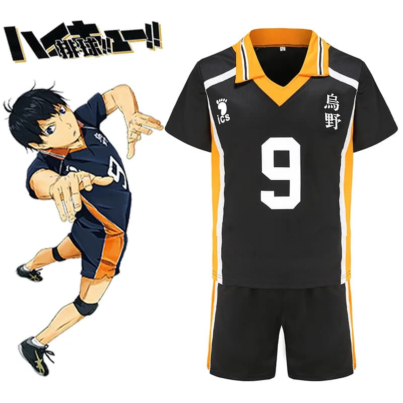Young volleyball cosplay uniform, Uchino high school feixiong cosplay uniform, team uniform of all staff