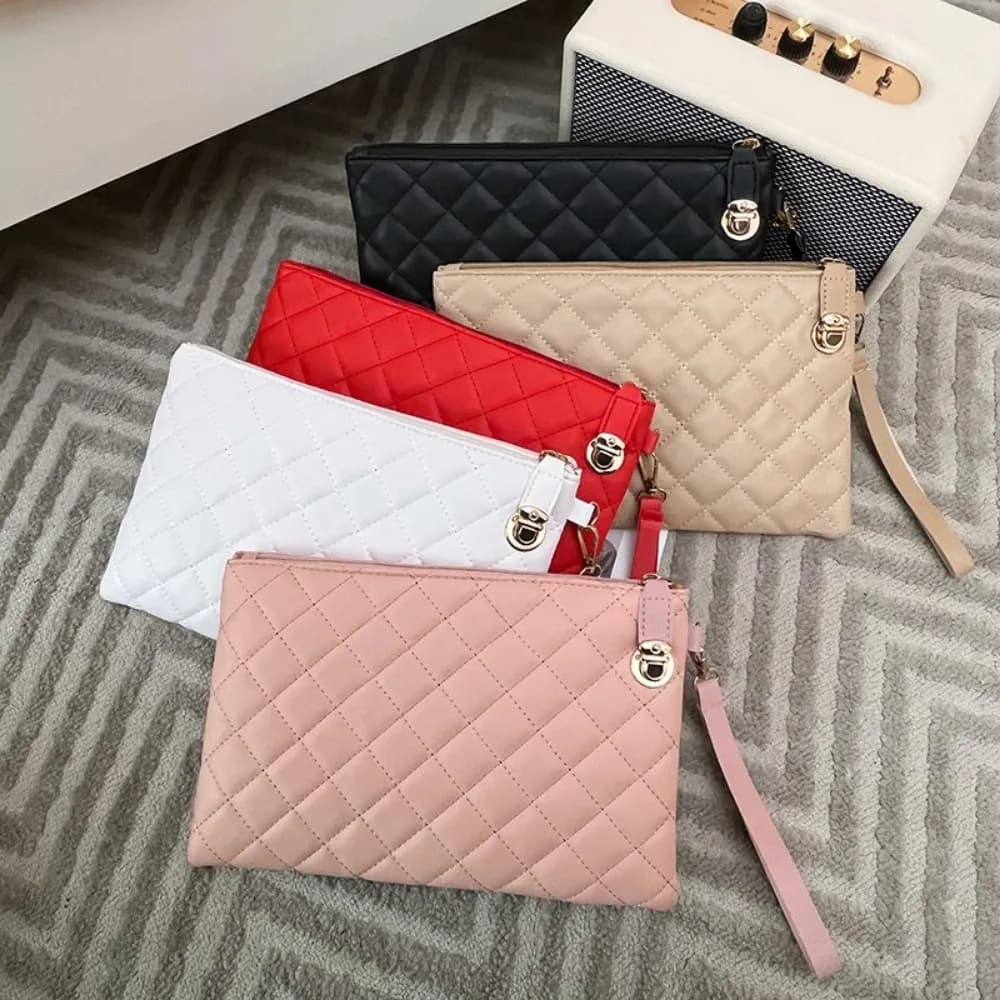 Fashionable Women's Wallet, Cellular Bag, Casual Handbag with Diamond Embroidery, Big Capacity Pouch, Makeup Bag