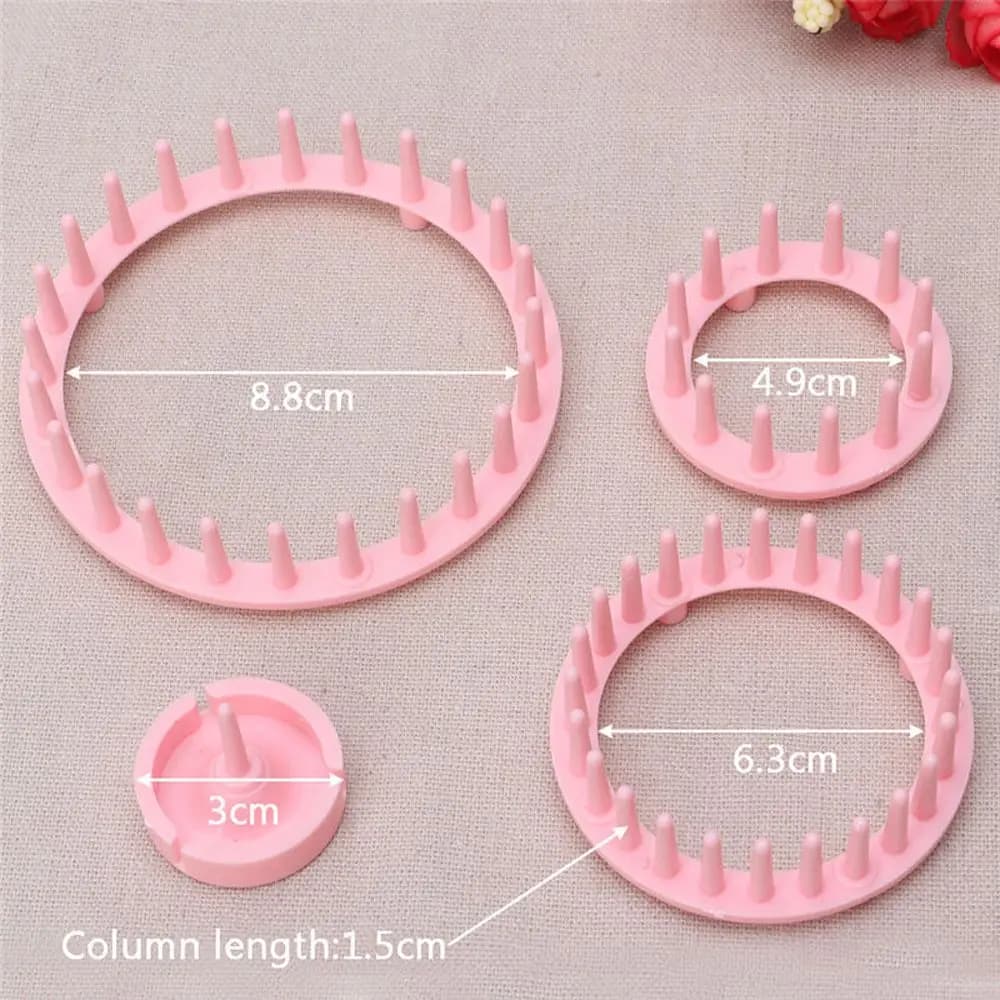 Weave Flower Knit Needle DIY Home Knitted Craft Tool Knitting Loom Daisy Pattern Maker