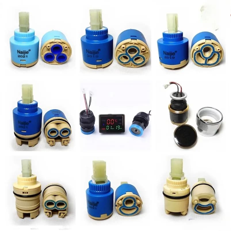1 pz 28mm/35mm/40mm Miscelatore Acqua Rubinetto Cartuccia Bobina di Ceramica Valvola Nucleo Cucina Bagno Rubinetto Del Lavabo Parti di Riparazione